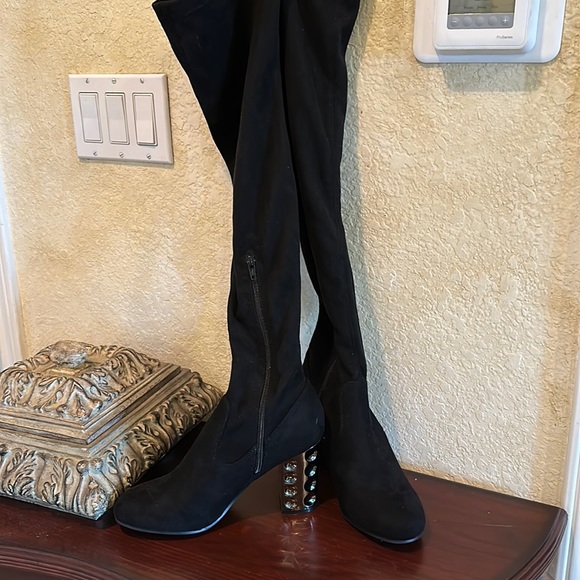 NWOT Carlos Quantum thigh high boots - Picture 3 of 13